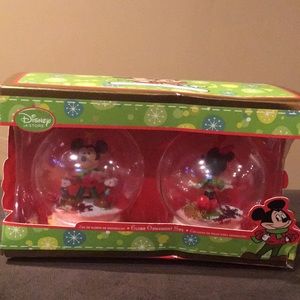 Disney Minnie and Mickey Christmas Ornaments